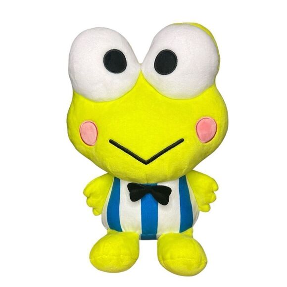 Sanrio Hello Kitty & Friends Keroppi Frog 11” Plush Toy Japanese 2023 NEW - Picture 1 of 6